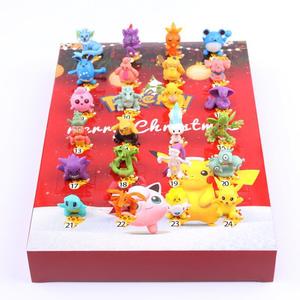12 estilos Anime calendarios de Adviento 24 piezas Pokemoned Navidad caja ciega <span class=keywords><strong>calendario</strong></span> caja Anime Pikachu cajas misteriosas para niños - Product Image 5