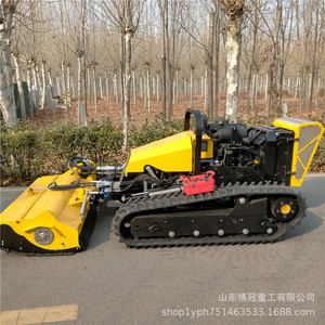 Cortadora de Césped Montada sobre Orugas con Control Remoto, Motor de Gasolina de 40 Hp, Maquinaria para Rescate de Incendios Forestales - Product Image 2