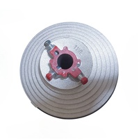 Porte sectionnelle industrielle verticale robuste de 11' de haut, système de poulie à câble en aluminium avec alésage de 1 pouce et gorge de 1/4, tambour 11VL, charge de 500 kg, 3