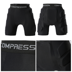 Shorts de protection en plein air, rembourrés de la hanche pour hommes et femmes, pantalons courts pour skateboard, nouvelle collection - Product Image 5