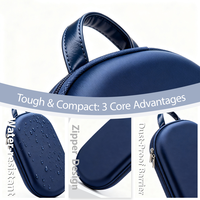 Sac cosmétique étanche en EVA avec fermeture éclair, idéal pour les voyages, trousse de toilette et organiseur de bijoux, sac à main tendance
