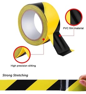 Ruban de signalisation de sécurité en PVC résistant à l'usure, ruban d'avertissement ESD, ruban de sol coloré pour marquage de passerelles - Vente chaude - Product Image 1