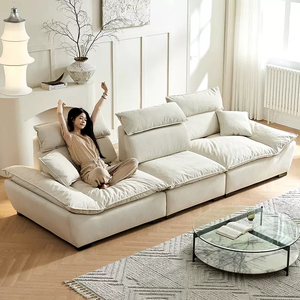 Set di <span class=keywords><strong>Divani</strong></span> Angolari in Tessuto Moderno e Elegante con Imbottitura in Spugna, Morbidi e Confortevoli, dal Principale Produttore di Foshan, Cina - Product Image 3