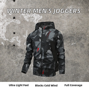 Conjuntos Deportivos de Invierno para Hombre con Logotipo Personalizado, 100% Algodón, Resistentes al Viento, de Secado Rápido, Transpirables y Ligeros - Product Image 2