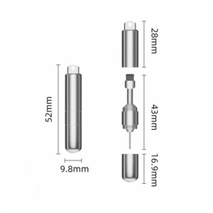 Éjecteur de carte SIM 2-en-1 en métal avec mousqueton, nettoyeur de fentes de téléphone portable portable pour outils de réparation mobiles - Product Image 2