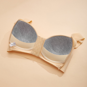 Reggiseno Femminile Senza Cuciture di Alta Qualità, Morbido, Wireless, Antiurto, Completamente Coperto, con <span class=keywords><strong>Apertura</strong></span> Frontale e Spalline Regolabili - Product Image 4