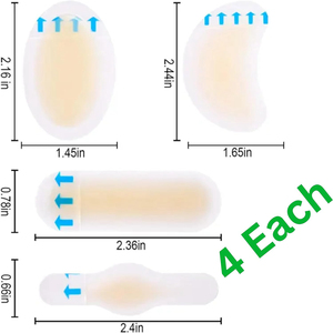 La elección del atleta de resistencia campeón mundial. 16 vendajes para ampollas Rapid Care. Apósitos hidrocoloides para ampollas, quemaduras y heridas - Product Image 6
