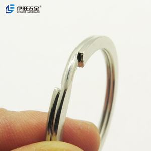 EWANG Mass Production High Quality 35mm Flat Nickel Plated <b>Split</b> <b>Key</b> <b>Rings</b> - Product Image 5