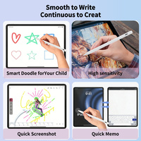Alternatif iPad Pencil Tipe-C 10H 360-Hari, Stylus Aktif Android Windows Dual OS, Ujung Aluminium POM Logo Kustom Pabrik OEM