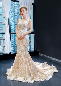 Jancember RSM66937 Rhinestone Bridal Wedding <strong>Dress</strong> Robe Mariage <strong>Mermaid</strong> Korean <strong>Style</strong> Luxury Wedding <strong>Dress</strong> - Product Image 4