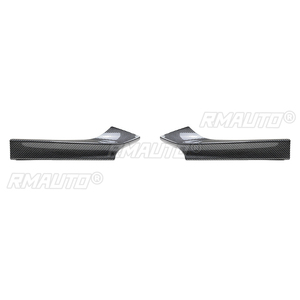 ลิ้นกันชนหน้าสีดำเงา สปอยเลอร์ดิฟฟิวเซอร์ ชุดแต่งสำหรับ BMW ซีรีส์ 2 F22 F23 M Sport ปี 2015-2019 - Product Image 3