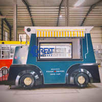 Vente directe d'usine Pizza-deux étages Bus de luxe à deux étages camion de boisson Mobile caravane de restauration rapide