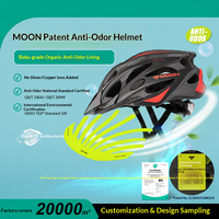 Casque de vélo anti-odeur PC EPS pour vélo de route, VTT, usage adulte, design monobloc, rayures de course, points, accents floraux
