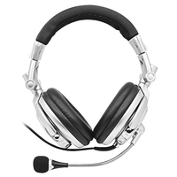 Casque audio filaire pliable et réglable avec microphone, grandes oreillettes, suppression du bruit ENC, étanche IPX-7, interface 3,5 mm, cordon de 2 m