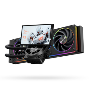 Para Dynamic, Refrigeración Líquida ARGB BLACK de 360°, Rodamiento de Fluido, 70.84 CFM, Pantalla de 5.5 Pulgadas, Disipación para Todas las Plataformas - Product Image 1