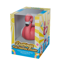 Flotteur distributeur de chlore pour piscine en forme de flamant rose, en plastique vinyle, pour piscine et spa, à libération réglable