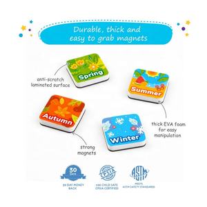 Calendrier magnétique quotidien pour enfants, 58 pièces, mon premier calendrier quotidien pour enfants, tout sur <span class=keywords><strong>aujourd</strong></span>'<span class=keywords><strong>hui</strong></span>, tableau des jours de la <span class=keywords><strong>semaine</strong></span>, calendrier pour enfants - Product Image 4