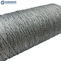 Equipo de precisión de calentamiento conductivo, ropa inteligente anti-EMI, hilo de coser de metal de acero inoxidable 316L recubierto de PTFE