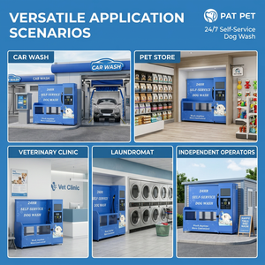 Lavadora de Perros de Autoservicio Personalizable <span class=keywords><strong>con</strong></span> Pago por Monedas/<span class=keywords><strong>Tarjeta</strong></span>, Acero Inoxidable 304, <span class=keywords><strong>con</strong></span> Champú, Acondicionador y Secado <span class=keywords><strong>con</strong></span> Aire Antipulgas - Product Image 5