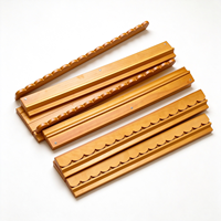JoyLink – Poussoir de Mahjong en Bois Personnalisé, Classique, Luxueux, Durable, Multicolore, 17,5-20 Pouces, Bords Droits et Courbes, Lot de 4 pour Table