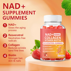 Venta al por mayor Superfood Herbals Suplemento Natural NAD + Reservoratrol Cápsulas Antienvejecimiento Antioxidante Suplemento de Salud - Product Image 3