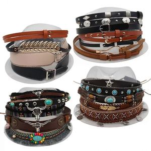 Porte-clés unisexe de luxe en laine style western, avec logo personnalisé, boucle de ceinture Texas Ranger, chapeaux de cowboy Fedora, idéal pour les fêtes, achat en gros - Product Image 5