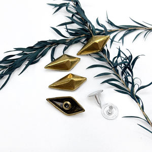 Retro estilo roupas rebites Ranged Metal couro vestuário rebites - Product Image 4