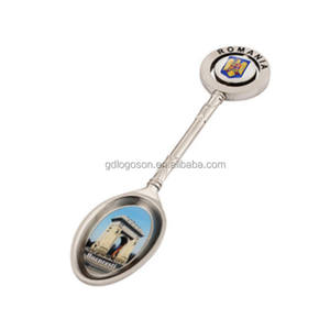 Cucchiaio Souvenir Antico Personalizzato con Logo di Bucarest, Romania, Cucchiaio da Collezione Souvenir della Chiesa di Bucarest, Vendita all'Ingrosso - Product Image 2