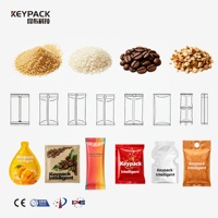 Machine d'emballage automatique de sucre VFFS pour le remplissage et la scellage de sachets coussin de granulés Keypack