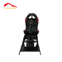 Silla de juego Soporte de cabina Volante de conducción F1 Cabina Simulador de conducción de automóviles Sim Racing Cabina para PS4 PS5