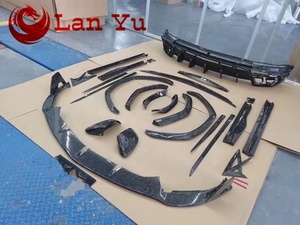 Adatto per Lamborghini URUS modifica e aggiornamento M style dry kit corpo in fibra di carbonio labbro anteriore gonna labbro posteriore <span class=keywords><strong>spo</strong></span> posteriore - Product Image 2