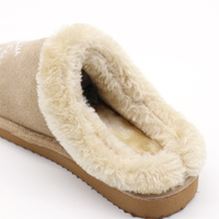 Vente en gros personnalisé doux écologique flocon de neige broderie femme intérieur salle de bains EVA pantoufle