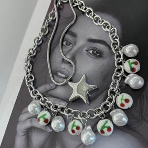 Новое модное серебряное колье-чокер с цепочкой и подвеской-звездой, украшение для повседневной носки, подарок - Product Image 6