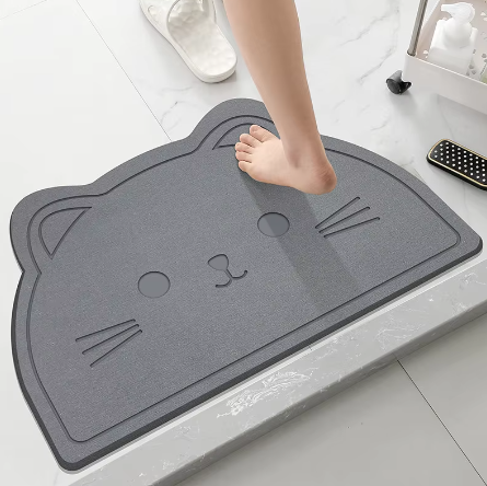 Custom Stone Bath Mat Diatomaceous Earth