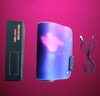Tapis de souris de jeu RGB, grand format, coloré, lumineux, antidérapant, tapis de souris RGB épais, protection de bureau, e-sport, logo personnalisé