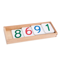 Jouets éducatifs en bois chauds, matériel mathématique Montessori, perles dorées, cube de mille pour enfants