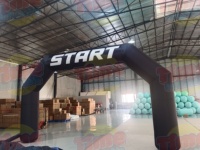 Arche gonflable en PVC personnalisée pour l'extérieur, ligne de départ/arrivée pour les courses sportives, la publicité - Résistante à l'eau et durable