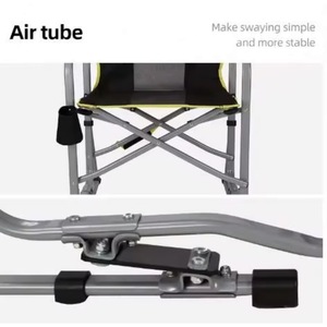 Silla plegable portátil para exteriores, playa, pesca y camping, tipo balancín, muestra gratuita. - Product Image 3