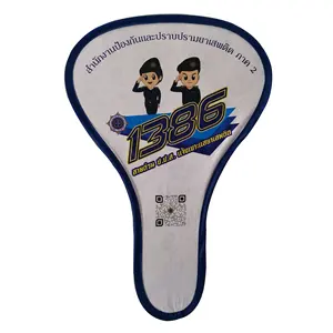 Customized printed promotional Tyvek paper Foldable Hand Fan