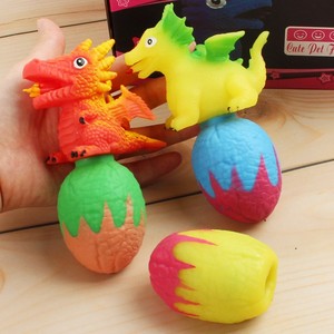 Juguete Antiestrés Musical de Plástico con Forma de Huevo de Dinosaurio, Versión Coreana, para Amasar y Girar, para Jóvenes - Product Image 4