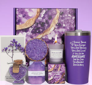 ชุดของขวัญวันหยุด2025คริสตัลสีม่วงของขวัญวันแม่ของขวัญวันวาเลนไทน์ของขวัญวันเกิดเพื่อนซี้ - Product Image 5