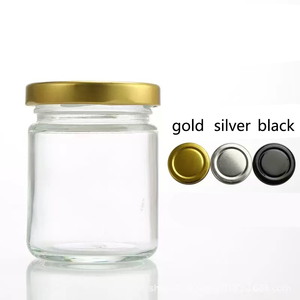 Pot de conservation en verre rond de 75 ml pour cornichons, miel et confiture, avec couvercle métallique à vis - Offre Spéciale - Product Image 2