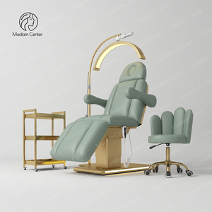 Lit <span class=keywords><strong>de</strong></span> beauté électrique moderne Madamcenter avec design ergonomique et cuir synthétique pour salon, spa, <span class=keywords><strong>table</strong></span> <span class=keywords><strong>de</strong></span> <span class=keywords><strong>massage</strong></span> pour soins du visage - Product Image 6