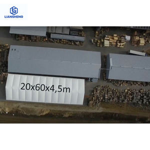 Gran exterior resistente marco de aluminio Modular ignífugo taller gran almacén Industrial tienda - Product Image 6