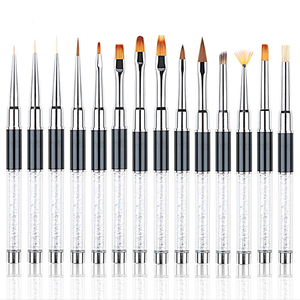 Pinceau linéaire OEM pour nail art, stylo de peinture à ongles personnalisé pour Noël, pinceau de gommage graffiti, pinceau à ongles en nylon pour salon de manucure - Product Image 2