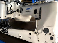 Machine à coudre industrielle JUKIs 35800 union spéciale à 3 aiguilles et 5 fils à double point de chaîne machine à coudre industrielle à bras d'alimentation pour jeans d'occasion