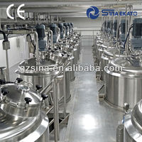 Machine de fabrication de détergent liquide électrique multifonctionnelle avec homogénéisateur, capacité 100-500L, pompe à moteur 380V/220V