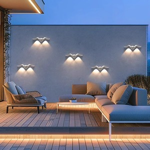 Applique murale extérieure Seagull, étanche, LED double tête, éclairage haut et bas, pour jardin, villa, cour, terrasse - Product Image 3