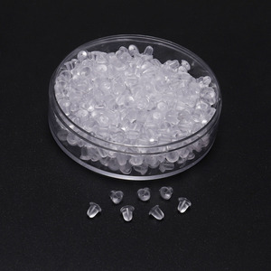 Plastic Earring Backers <b>Mixed</b> Shapes Transparent For Earring Making <b>Boxed</b> Jewelry Findings Components - Product Image 2