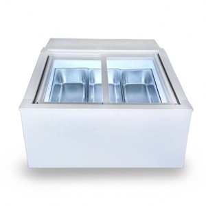 Mettre sur table petit espace italie affichage de la crème glacée/mini vitrine glato/congélateur de crème glacée - Product Image 5